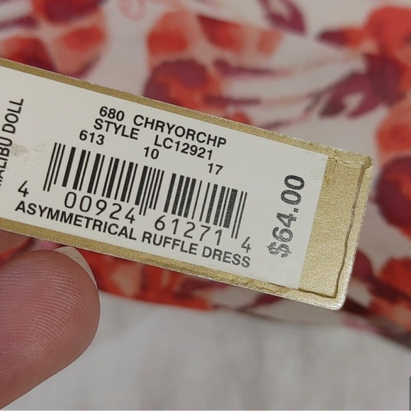 LC Lauren Conrad Cherry Ruffle Dress - Picture 6 of 8